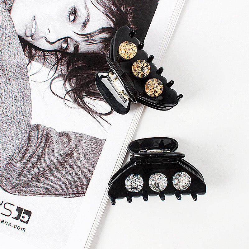 Medium Crystal Ball Hair Claw