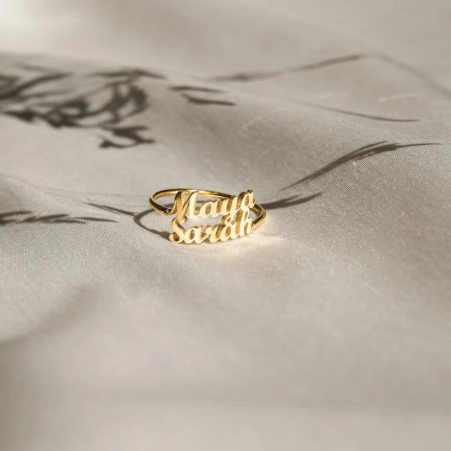 Customized Name Ring