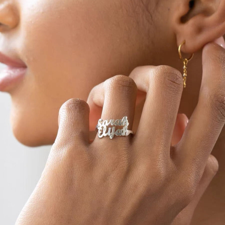 Customized Name Ring