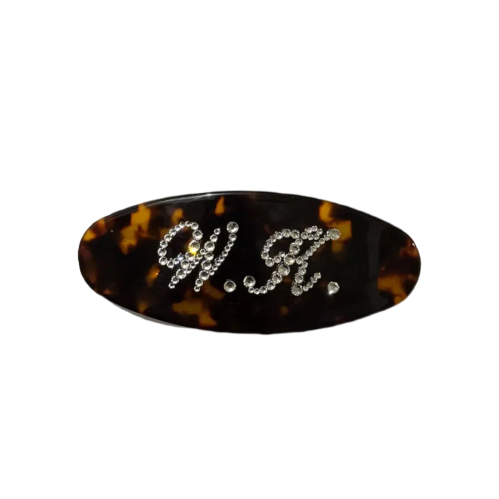 Spring Clamp Customized Name Hair Clip