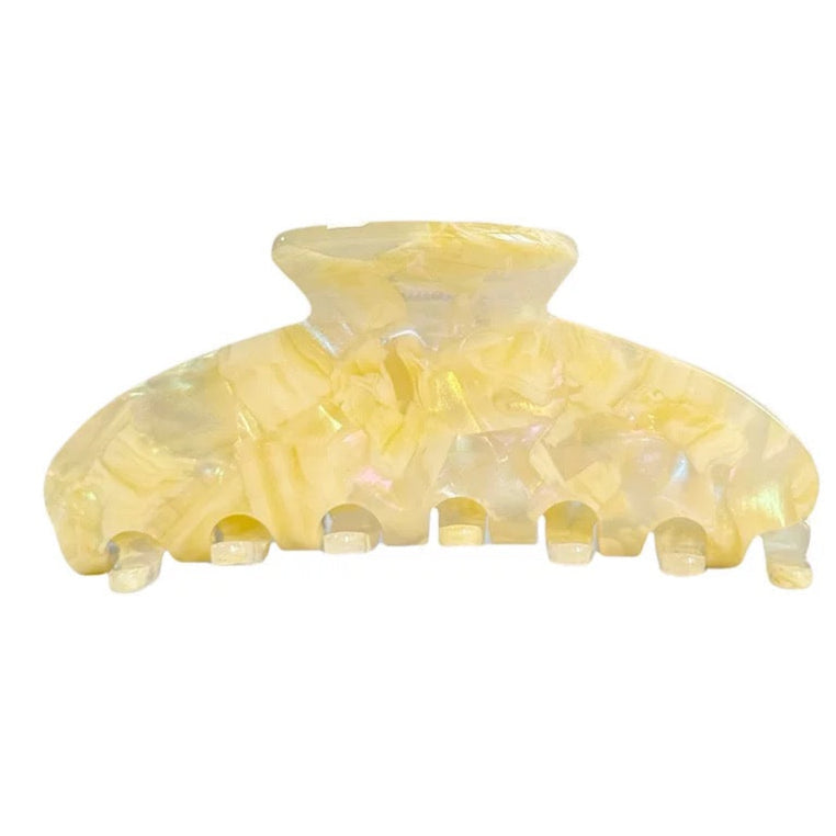 Yellow Rose Customized Name Hair Claw