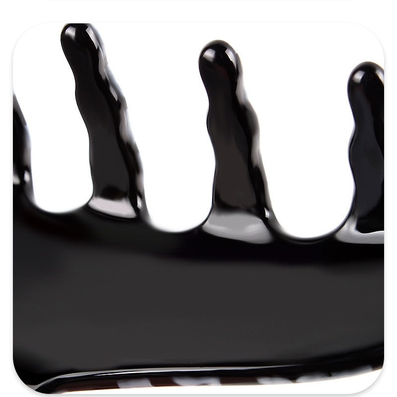 Houndstooth Pearl Hair Claw