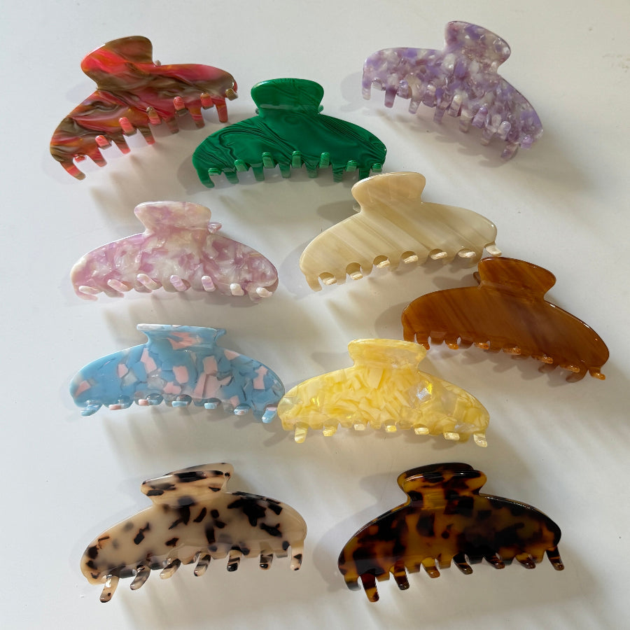 The Customized Name Colorful Patterns Hair Claw