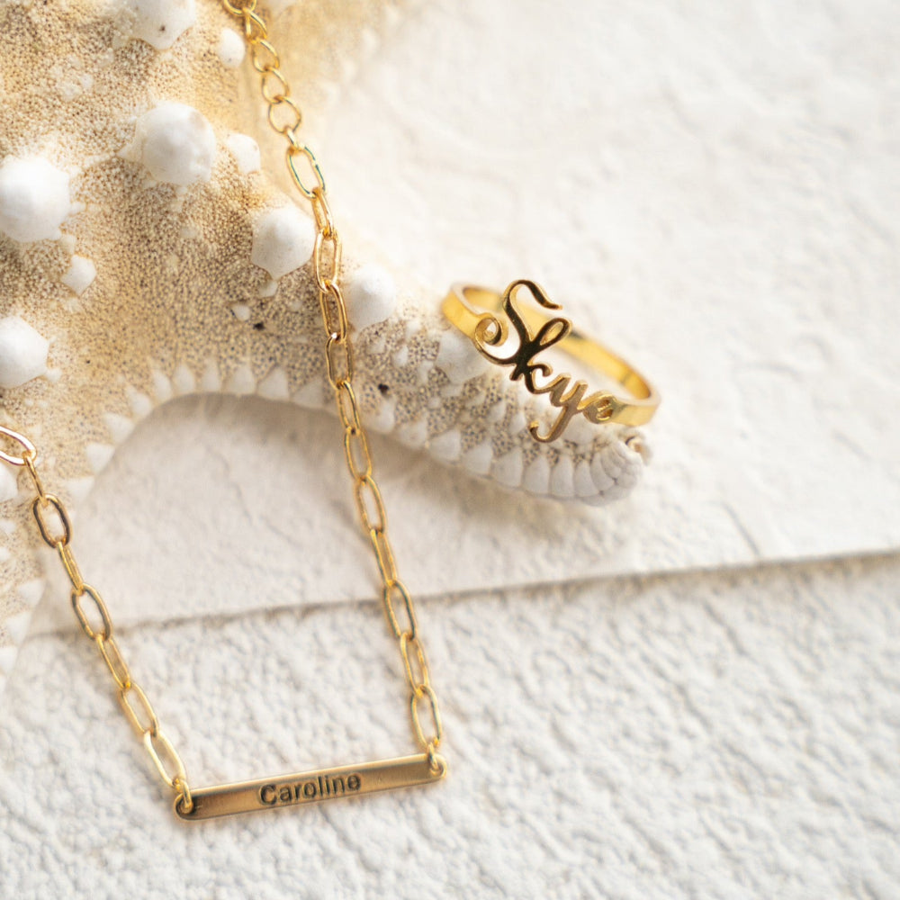 Customized Name Ring