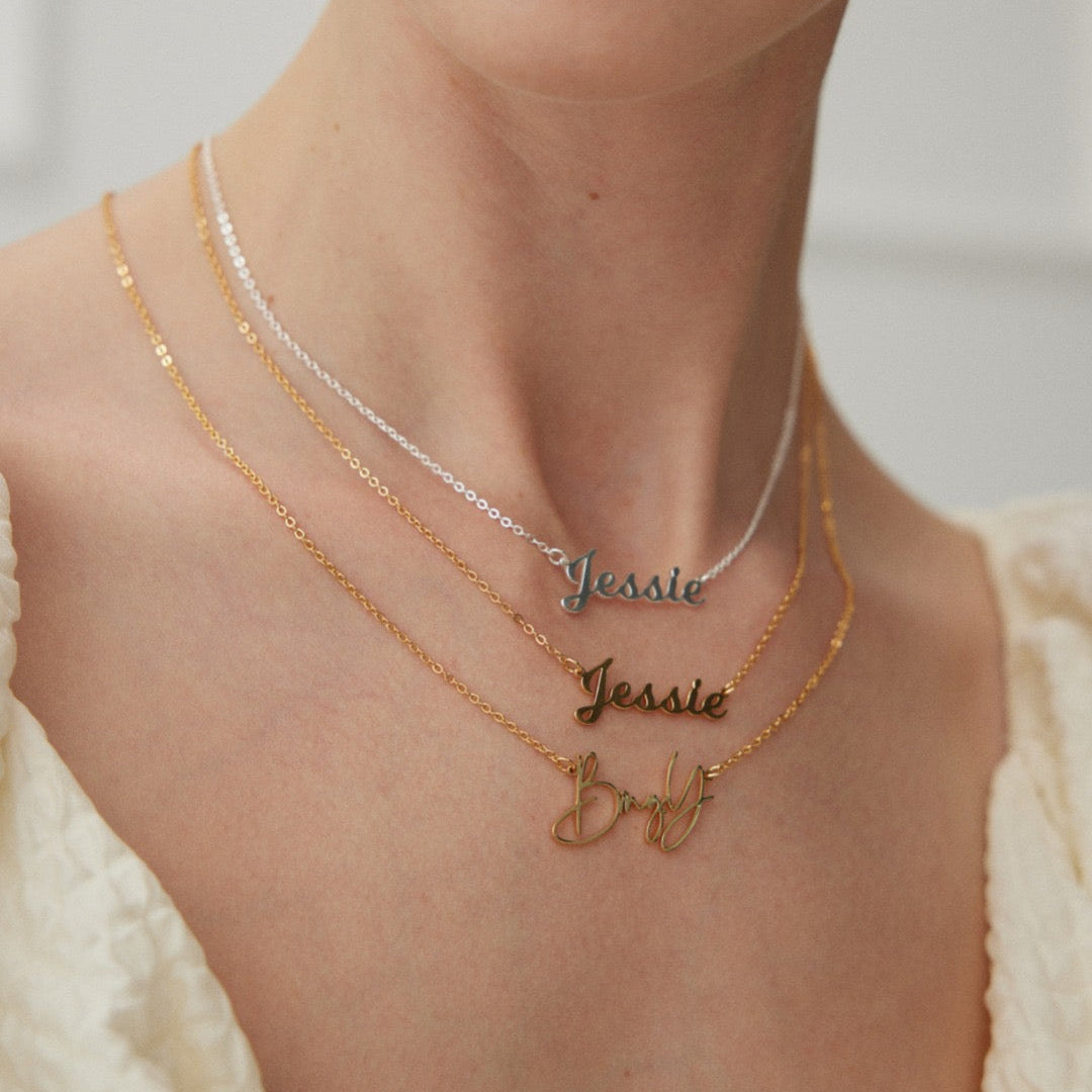 Customized Letter Name Necklace
