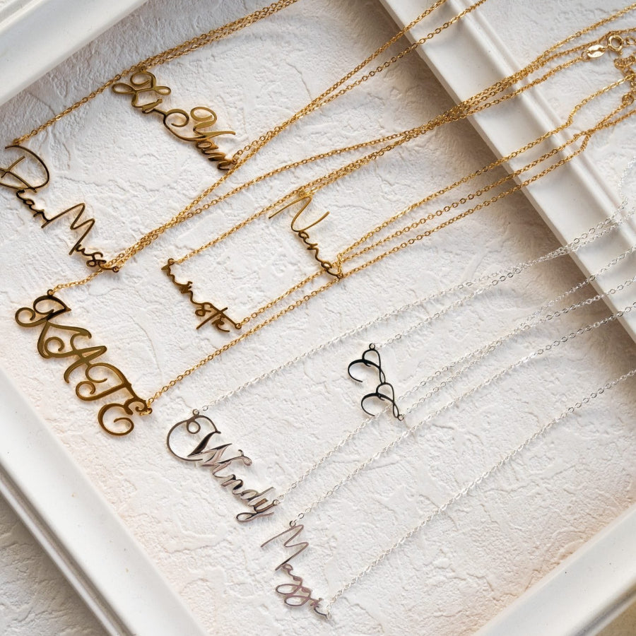 Customized Letter Name Necklace