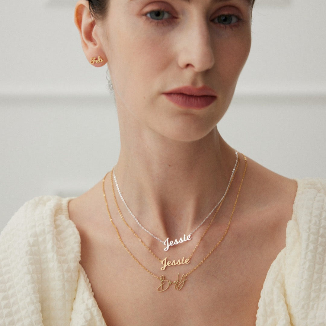 Customized Letter Name Necklace