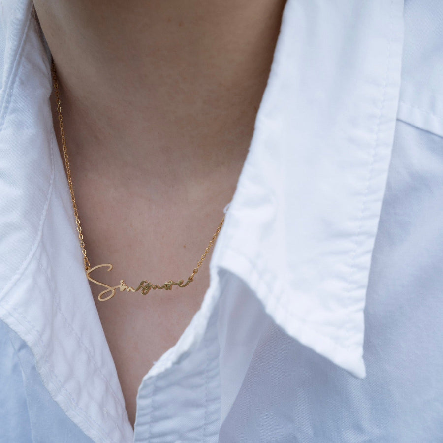 Customized Letter Name Necklace