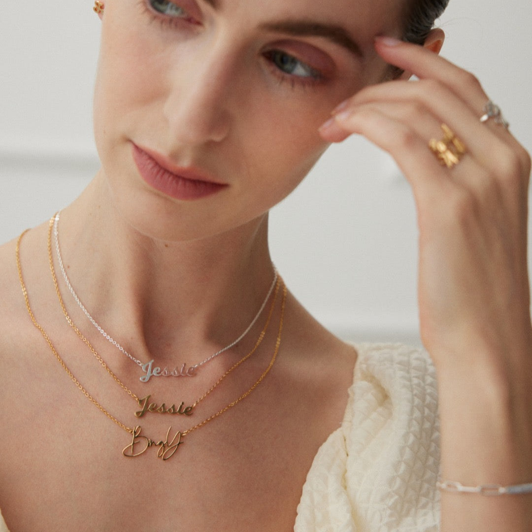 Customized Letter Name Necklace