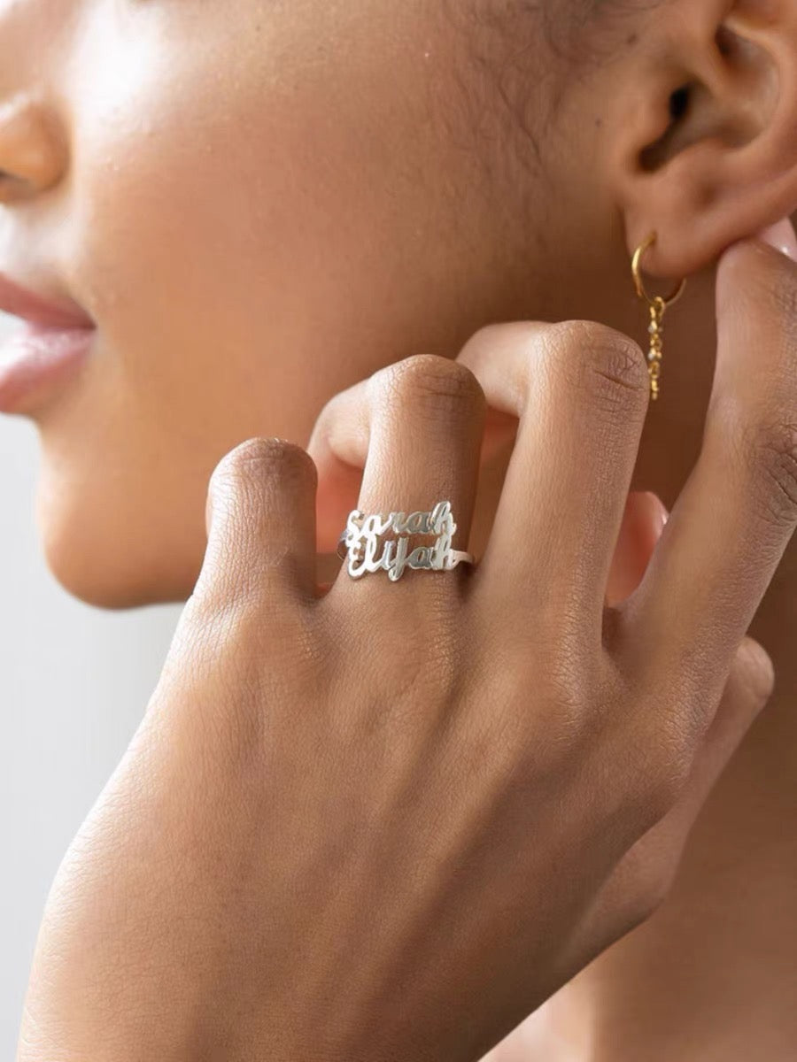 Customized Name Ring