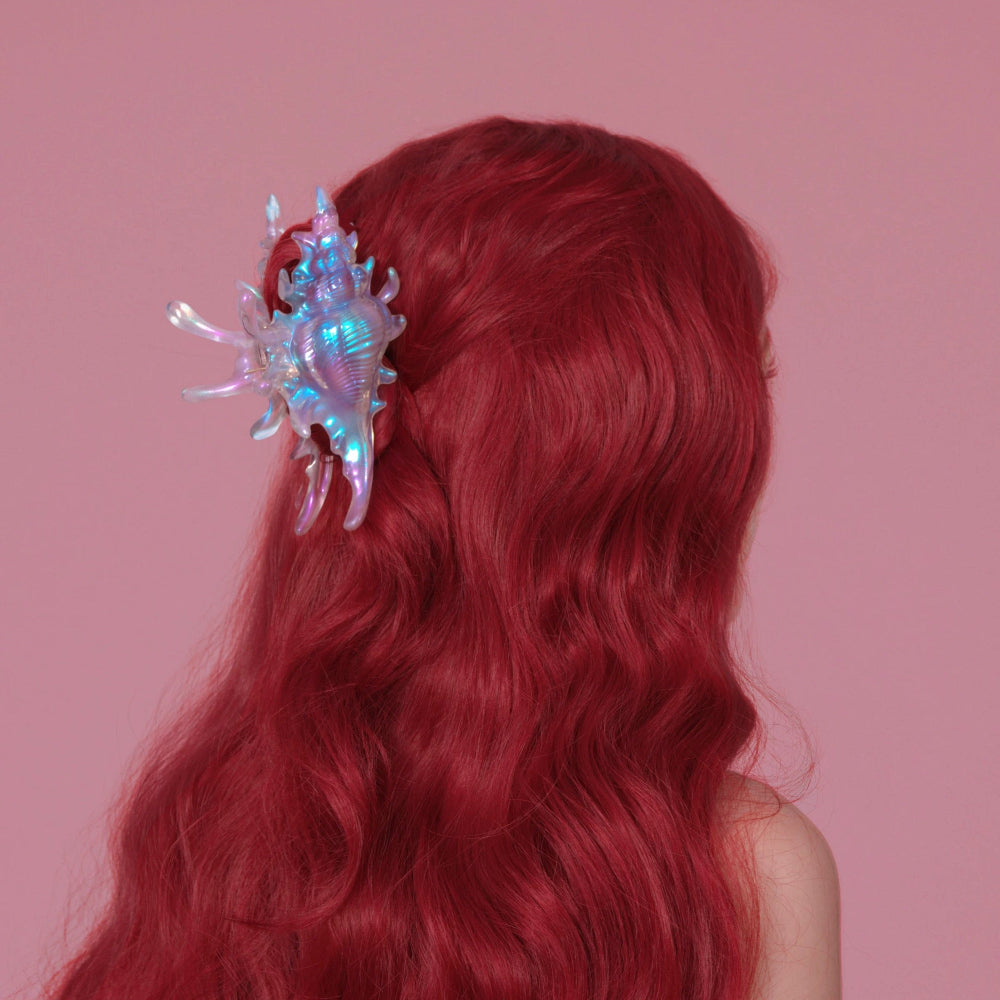 Conches Shell 3D Print Hair Claw In Colorful