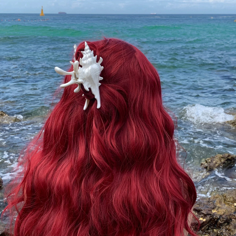 Conches Shell 3D Print Hair Claw In Colorful