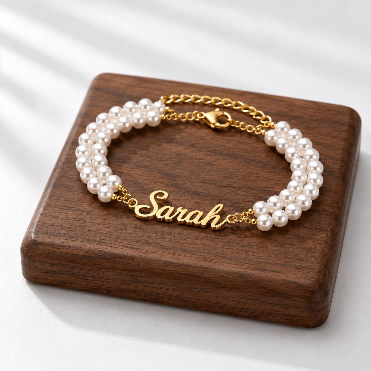 Customized Name Pearl Bracelet