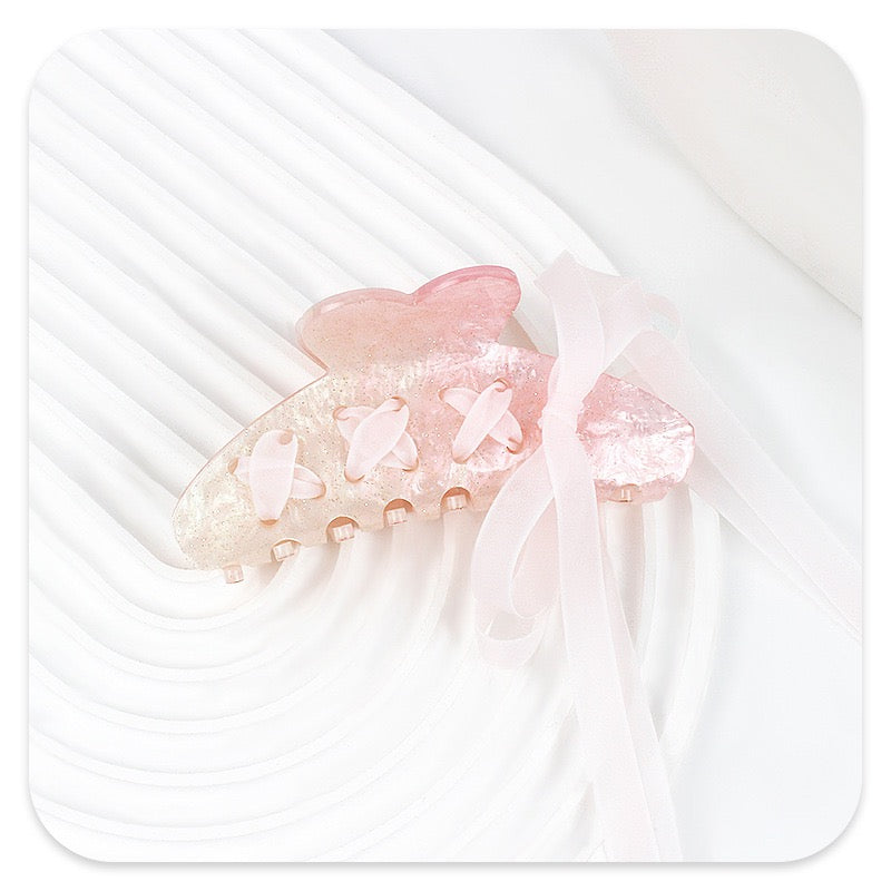 Sweet Ribbon Hair Claw